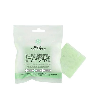 Daily Concepts Multifunktionaler Seifenschwamm Aloe Vera 45 g