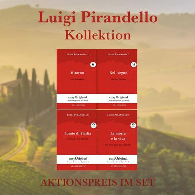 Luigi Pirandello Kollektion (B?cher + 4 Audio-CDs) - Lesemethode von Ilya F ...