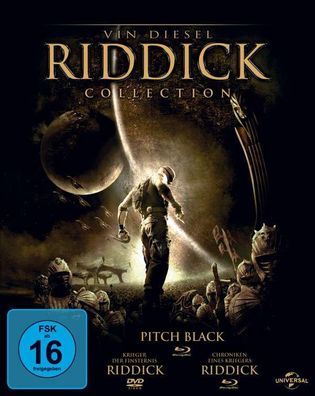 Riddick Collection (2 Blu-ray + DVD) - Universal Pictures Germany 8296987 - (Blu-r...