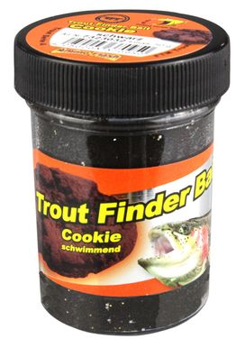 FTM Trout Finder Bait Forellenteig Cookie 50 Gramm schwarz