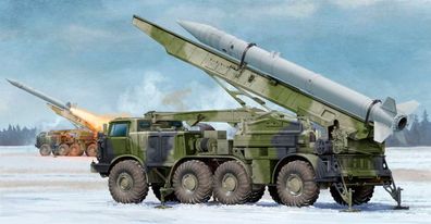 Trumpeter 1:35 1025 Russian 9P113 TEL w/9M21 Rocket of 9K52 Luna-M Short-range artill