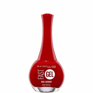 Maybelline New York Fast Gel Nail Lacquer 12-Rebel Red