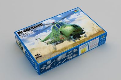 Trumpeter 1:48 5818 Mi-4AV Hound