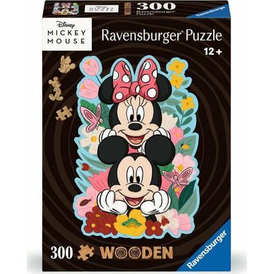Disney WOODEN Holz-Puzzle Mickey & Minnie (300 Teile)
