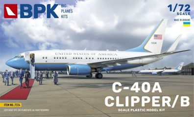 Big Planes Kits 1:72 BPK7224 Boeing C-40A Clipper/ B