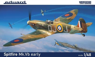 Eduard Plastic Kits 1:48 84198 Spitfire Mk. Vb early 1/48 Weekend Edition