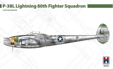 Hobby 2000 1:48 48028 P-38L Lightning 80th Fighter Squadron