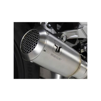 IXRACE MK2 Edelstahl-Endtopf für Kawasaki Ninja 1000 SX, silber