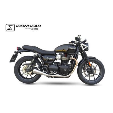 Ironhead Endschalldämpfer FULL LINE, Triumph Street Twin 900 EFI ABS, (DP01), 1