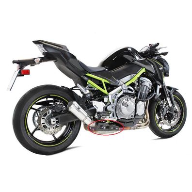 IXRACE Auspuffblende Kawasaki Z 900, 16-, schwarz