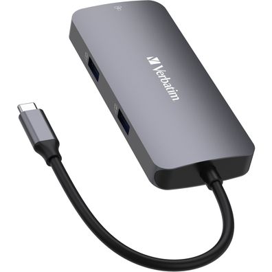 Verbatim USB-C Pro Multiport-Hub CMH-05, 5 Port, 2x USB 3.2-A, USB 3.2-C HDMI 4K, ...