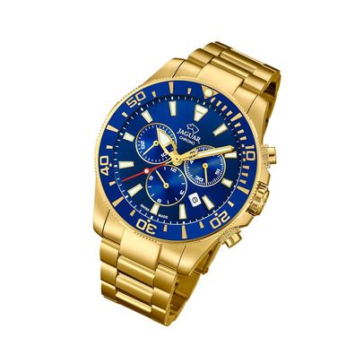 Jaguar Edelstahl Herren Uhr J864/2 Sport Armbanduhr gold Executive UJ864/2