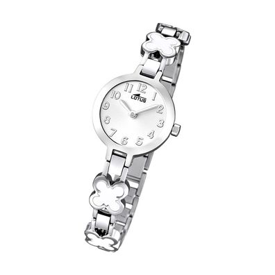 Lotus Edelstahl Jugend Uhr L15828/1 Armbanduhr silber Elegant Junior UL15828/1