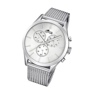 Lotus Stahl Herren Uhr L18117/1 Armbanduhr silber Elegant Minimalist UL18117/1