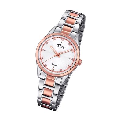 Lotus Edelstahl Damen Uhr L18386/2 Armbanduhr silber rosegold Grace UL18386/2