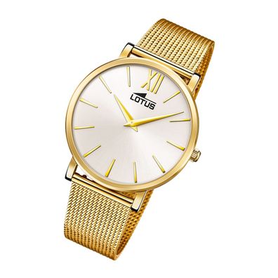 Lotus Edelstahl Damen Uhr 18729/1 Armbanduhr gold Elegant Smart Casual UL18729/1