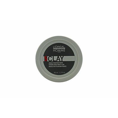 L'Oréal Professionnel Homme Strong Hold Matt Clay 50ml