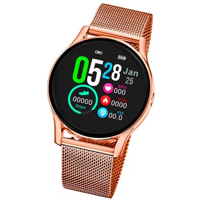 Lotus Damenuhr Smartwatch Smartwatch Edelstahl kupfer roségold UL50001/ A