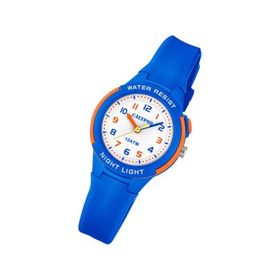 Calypso Kunststoff PUR Kinder Uhr K6069/3 Armbanduhr blau Analogico UK6069/3