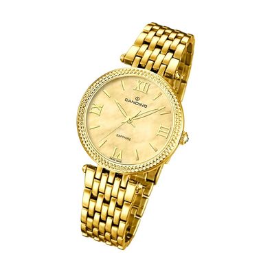 Candino Elegance Edelstahl Damen Uhr C4569/2 Armband-Uhr Analog gold UC4569/2
