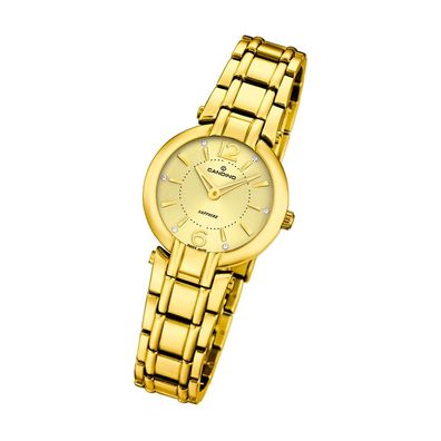 Candino Casual Edelstahl Quarz Damen Uhr C4575/2 Armbanduhr Analog gold UC4575/2