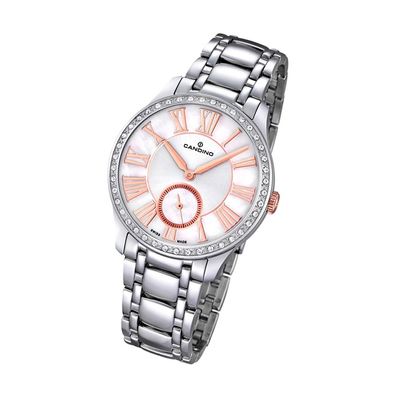 Candino Elegance Edelstahl Damen Uhr C4595/1 Armbanduhr Analog silber UC4595/1