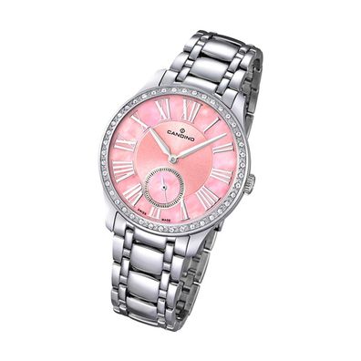 Candino Elegance Edelstahl Damen Uhr C4595/2 Armbanduhr Analog silber UC4595/2