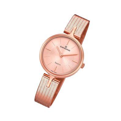 Candino Elegance Edelstahl Damen Uhr C4645/1 Armbanduhr Analog rosegold UC4645/1