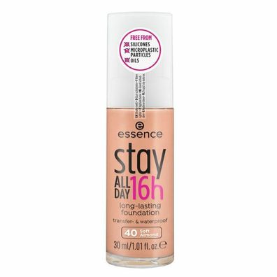 essence Foundation Stay All Day 16h Long-Lasting 40, 30 ml