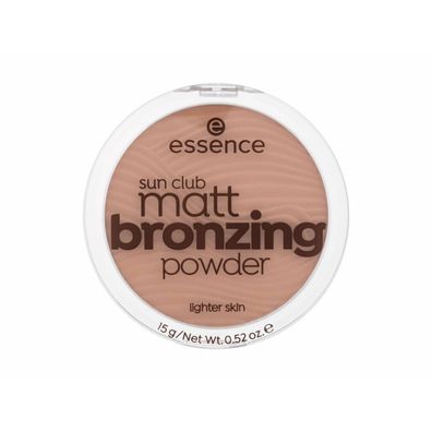 essence Bronzing Puder Sun Club Matt 01 Lighter Skin Natural, 15 g