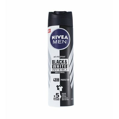 Nivea Men Invisible For Black & White Antitranspirant Spray 150ml