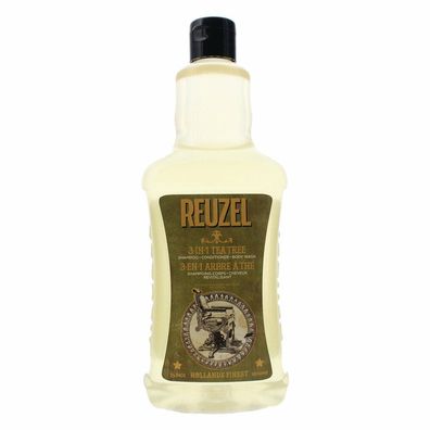 Reuzel 3-In-1 Tea Tree Shampoo 1000ml