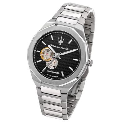 Maserati Edelstahl Armband-Uhr Analog STILE Herren silber UMAR8823142002