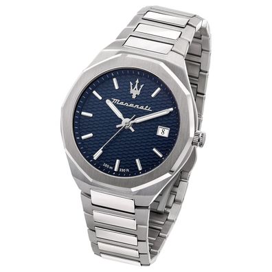 Maserati Edelstahl Armband-Uhr Analog STILE Herren silber UMAR8853142006