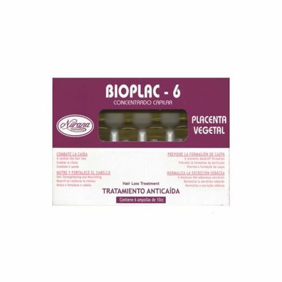 Nurana Bioplac-6 Ampullen Zur Behandlung Von Haarausfall 6x10ml