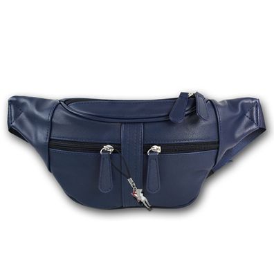New Bags Gürteltasche Damen navy moderne Kunstleder Tasche Belt Bag OTD5023B