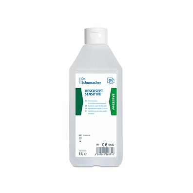 10x Dr. Schumacher Descosept Sensitive Schnelldesinfektion - 1 Liter | Flasche (1 l)