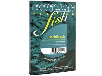 Petman fish Fischfleisch Fischfutter tiefgekühlt 100 g (Inhalt Paket: 8 Stück)