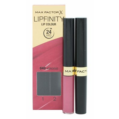 Max Factor Lipfinity Liquid Lipstick Nr. 040 - Vivacious 2,3ml