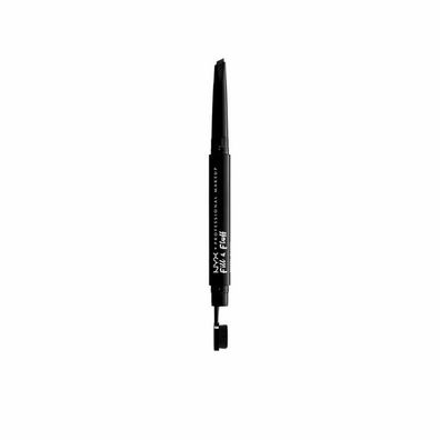 NYX Professional Makeup Fill & Fluff Eyebrow Pomade Pencil Black 15g