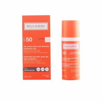 BELLA AURORA SOLAR gel anti-manchas mixta/ grasa SPF50 50ml