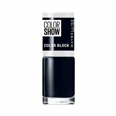 Maybelline New York Color Show Color Block Nail Polish #489 Black Edge 7ml