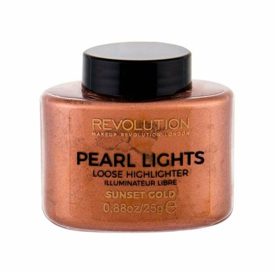 Makeup Revolution London Pearl Lights Loose Highlighter - Gold 25 g
