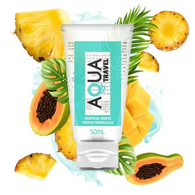 AQUA TRAVEL Flavour Waterbased Lubricant Tropical FRUITS - 50ml