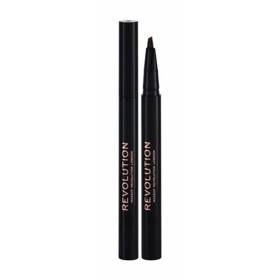 Makeup Revolution London Bushy Brow Pen Augenbrauenstift - Dark Brown 0,5ml