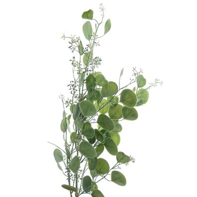GASPER Eukalyptuszweig Grün mit Knospenansätzen 85 cm - Kunstpflanzen