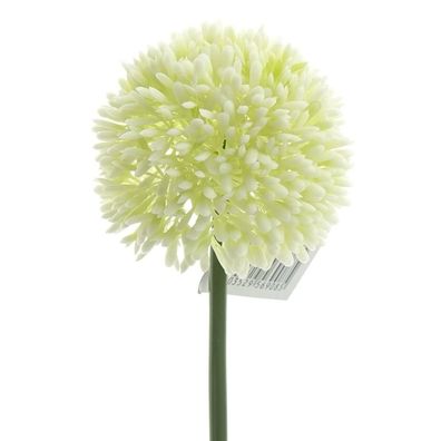 GASPER Zierlauch - Allium Cremeweiß Ø 7 cm - Kunstblumen