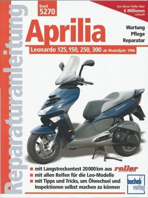 Aprilia Leonardo 125, 150, 250, 300,