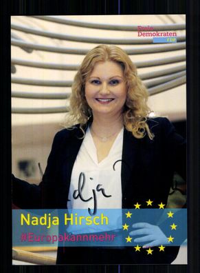 Nadja Hirsch FDP Autogrammkarte Original Signiert + 10878