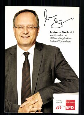 Andreas Stoch SPD Autogrammkarte Original Signiert + 10930